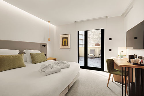 Doppelzimmer mit Terrasse